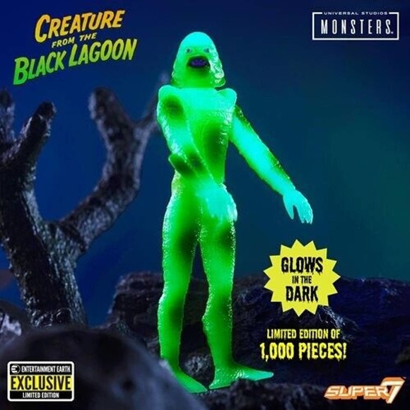 LIMITED Creature from the Black Lagoon (Super She Creature) GLOW ReAction Figure - Picture 1 of 12